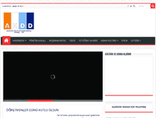 Tablet Screenshot of adanadernegi.org
